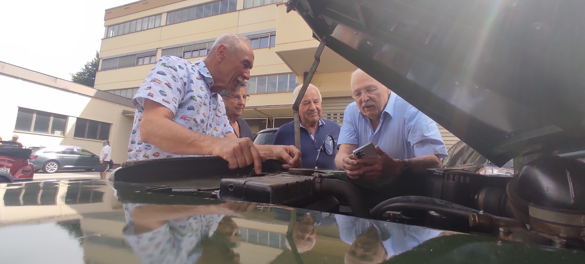 Gedenkfahrt für den Clubobmann Erwin Piber